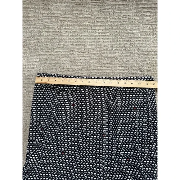 J Jill Wearever Collection Knit Skirt Women's Large Black Pull-On Stretch Career - Picture 3 of 7